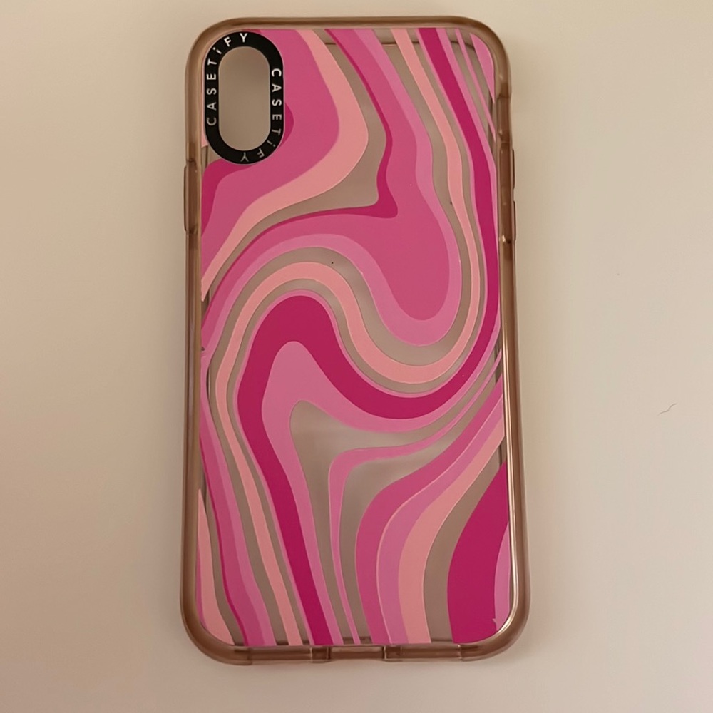Pink swirls Casetify Case